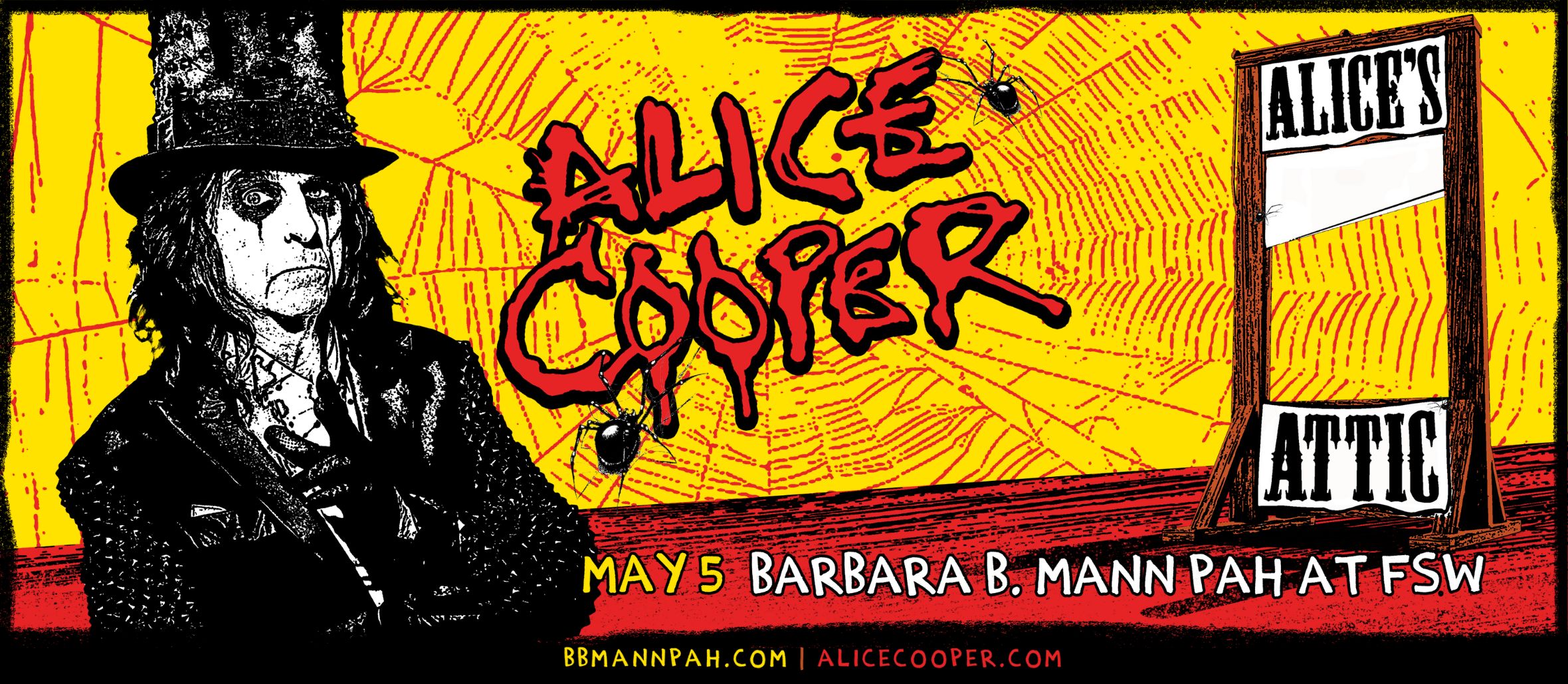 ALICE COOPER - ALICE'S ATTIC TOUR