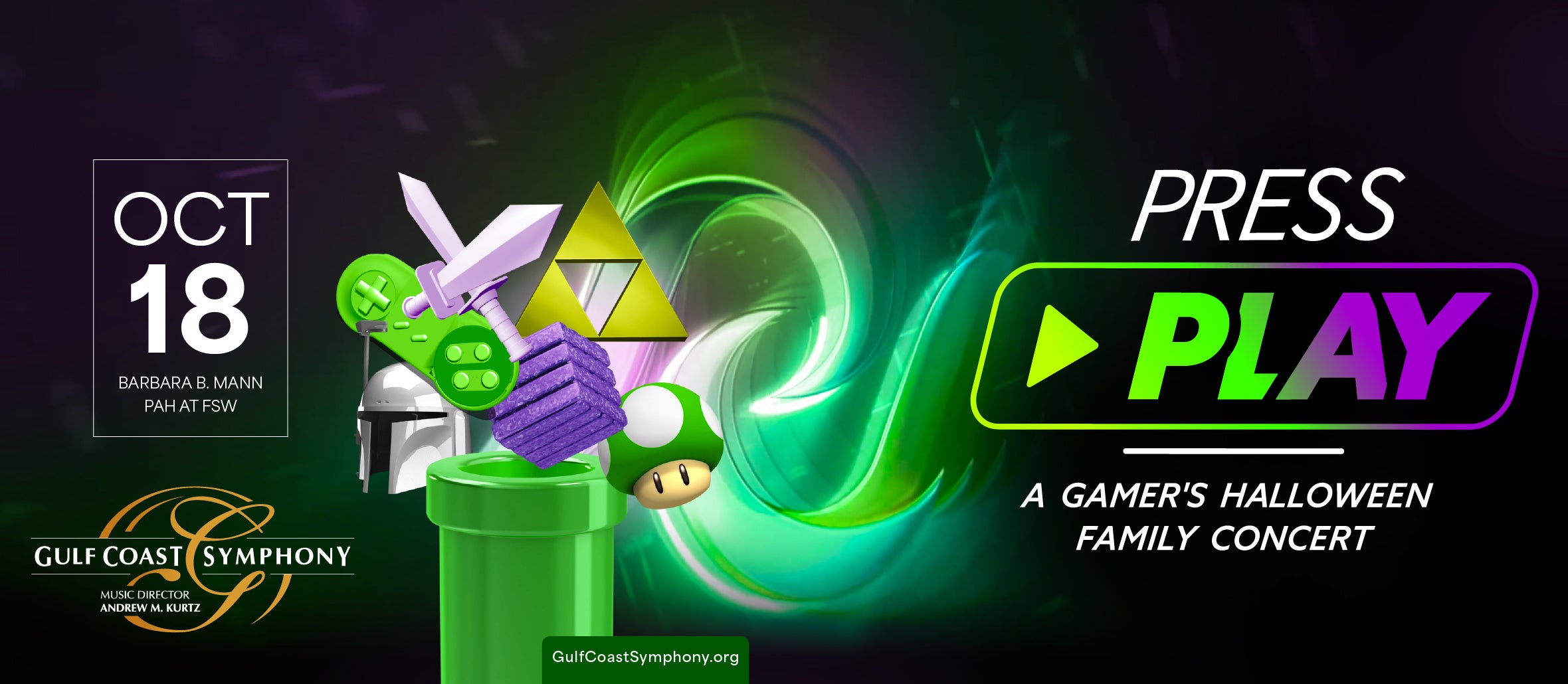 PRESS PLAY: A Gamer’s Halloween Family Concert