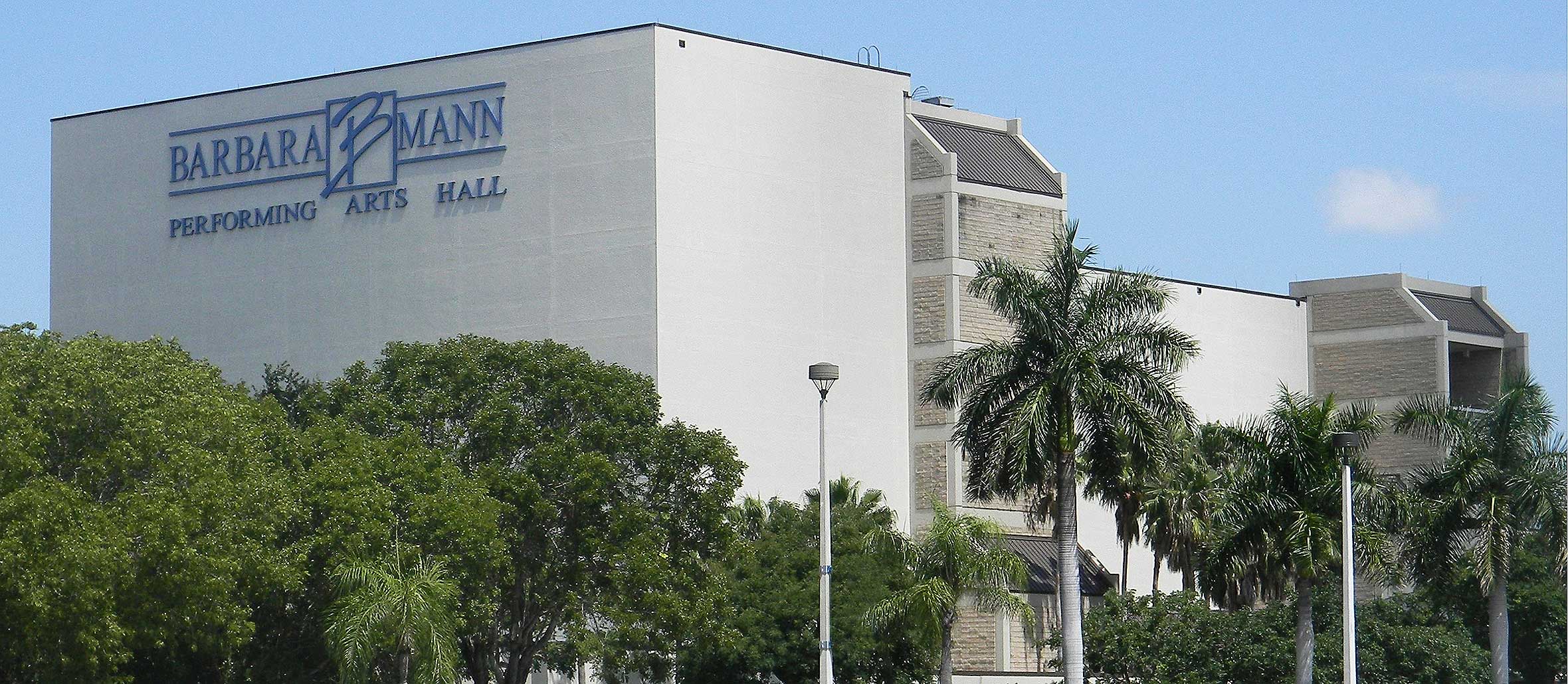 Visit Us Barbara B. Mann Performing Arts Hall