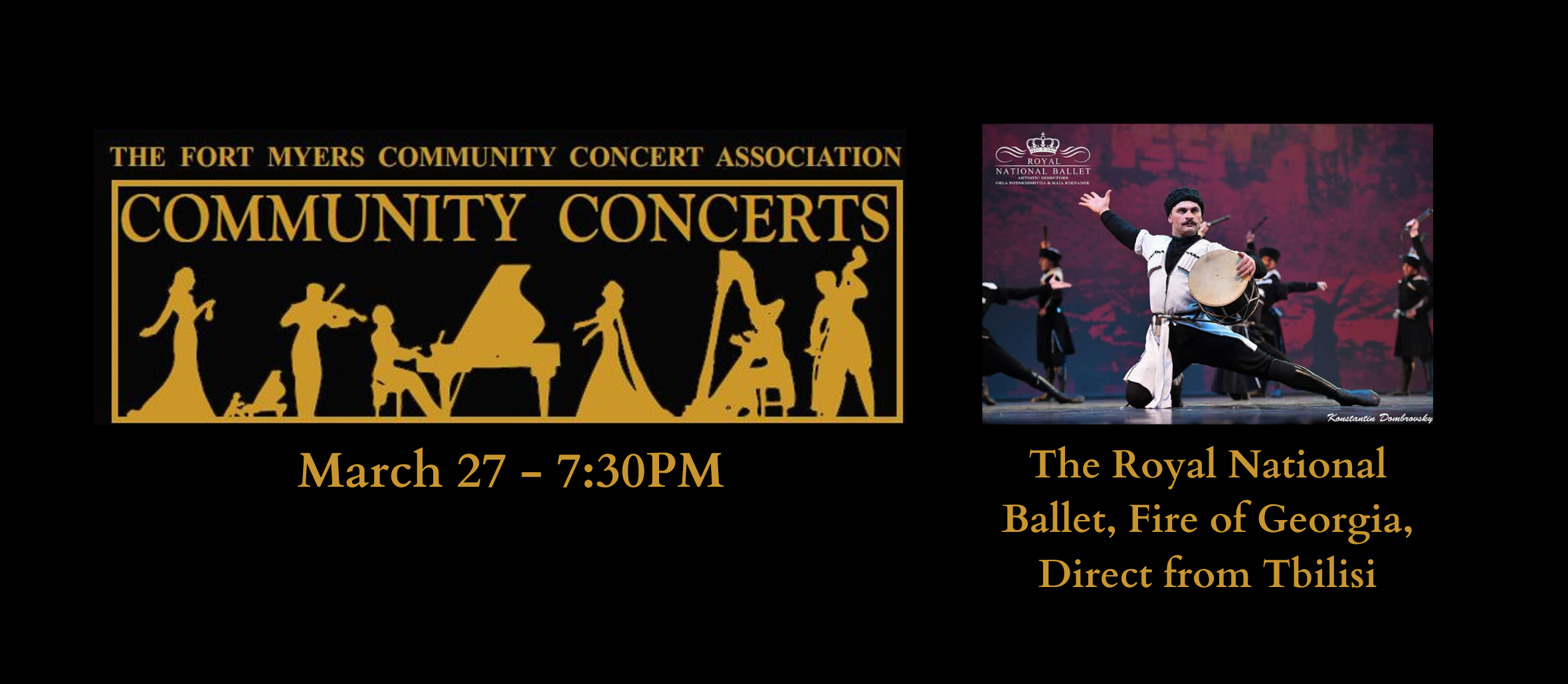 Community Concerts: The Royal National Ballet, Fire of Georgia, Direct from Tbilisi