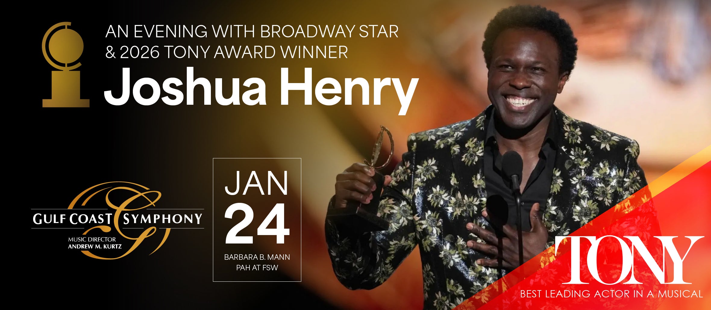  An Evening with Broadway Star Joshua Henry