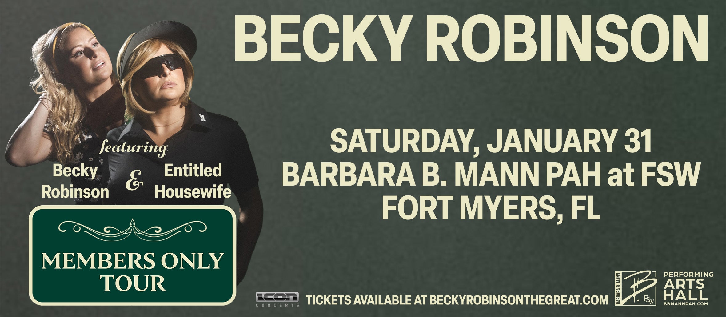 Becky Robinson: Members Only Tour