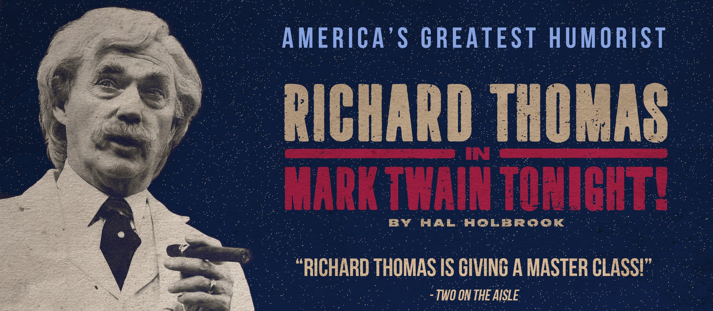Richard Thomas in MARK TWAIN TONIGHT!