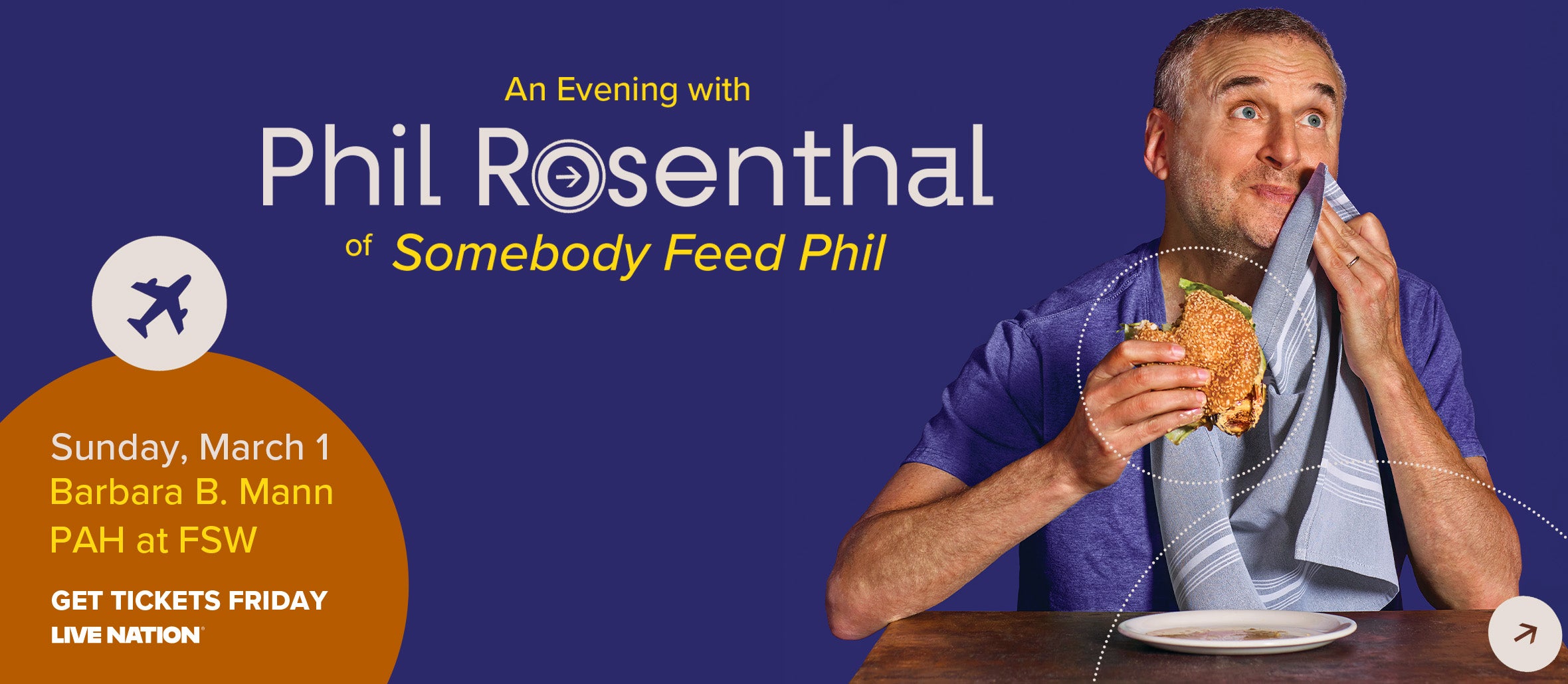 An Evening With Phil Rosenthal of “Somebody Feed Phil”
