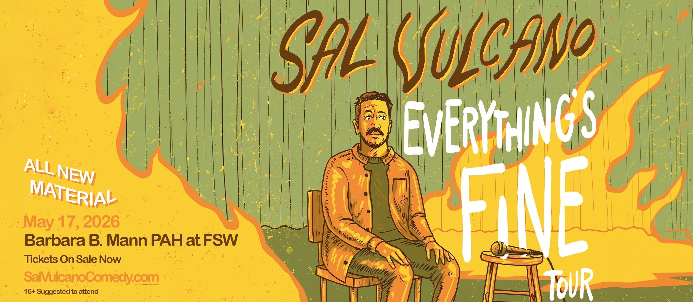 Sal Vulcano: Everything's Fine Tour
