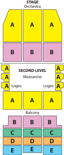 Seating Charts | Barbara B Mann I Official Website Seating Charts | Barbara B Mann I Official Website