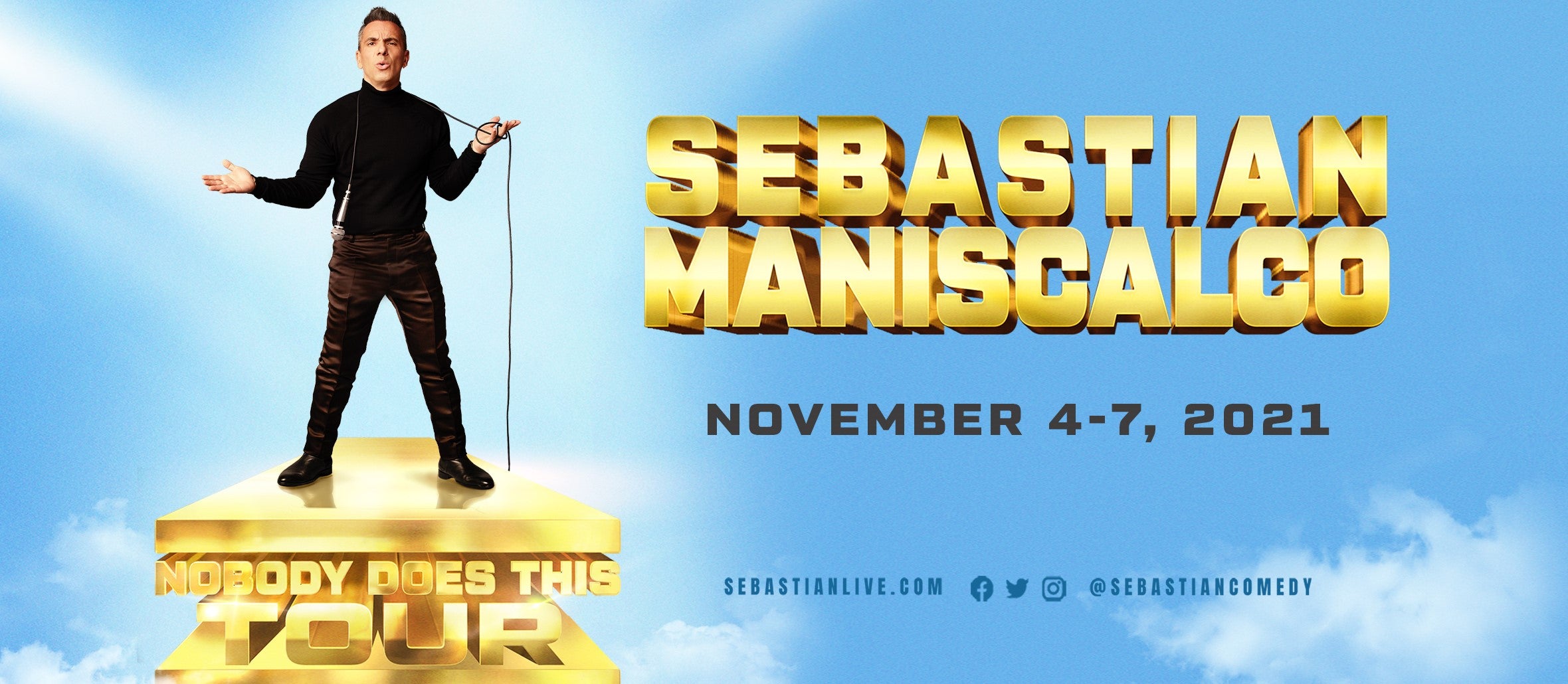 Sebastian Maniscalco - Nobody Does This Tour