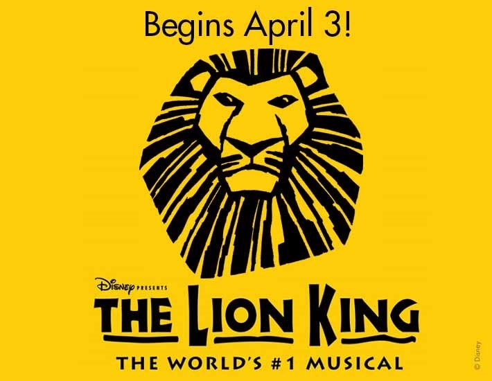 The Lion King Begins April 3