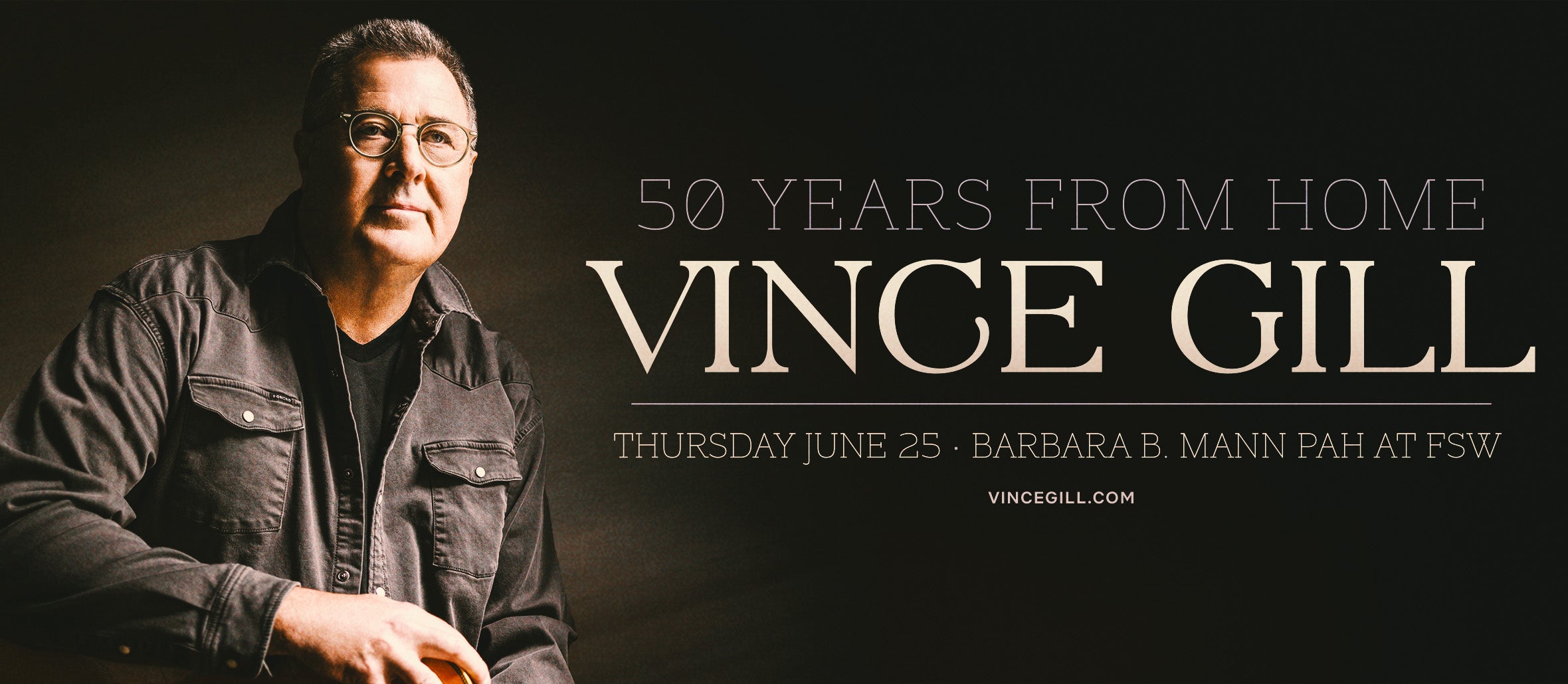 VINCE GILL: 50 Years From Home