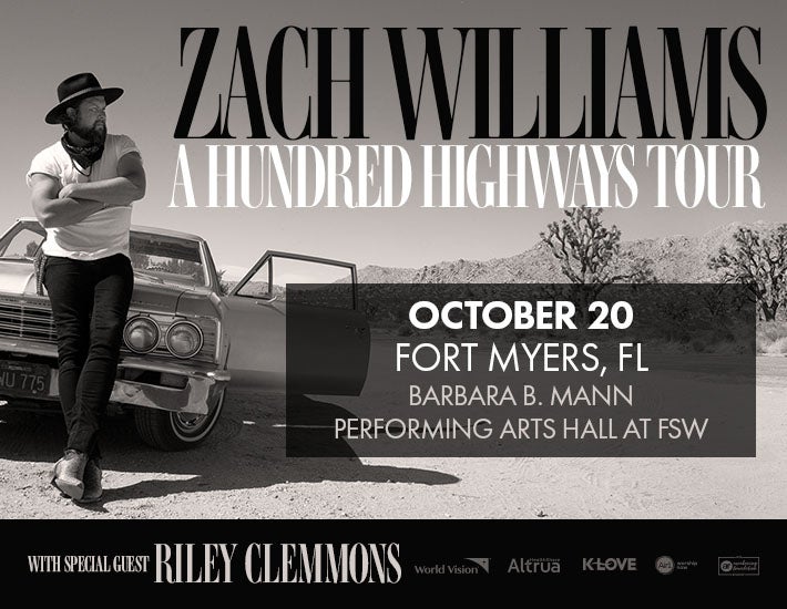 More Info for Zach Williams